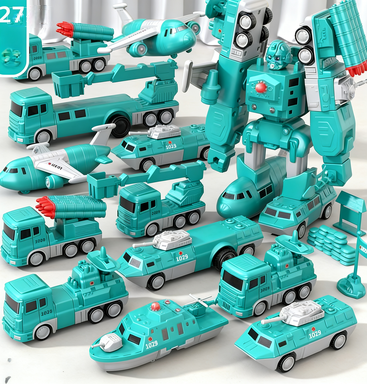 Magnetic Transform Engineering Car Assembled Toys