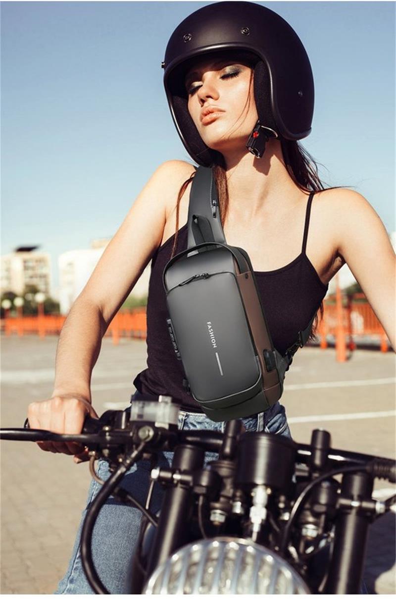USB Charging Sport Anti-theft Shoulder Bag