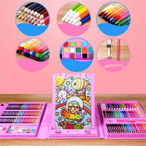 Deluxe 6-In-1 Art Creativity Set