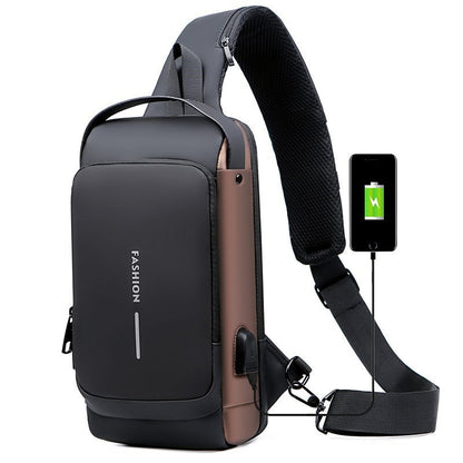 USB Charging Sport Anti-theft Shoulder Bag
