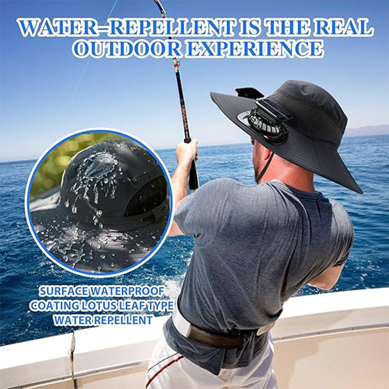Ultralight Solar Fan Sun Hat