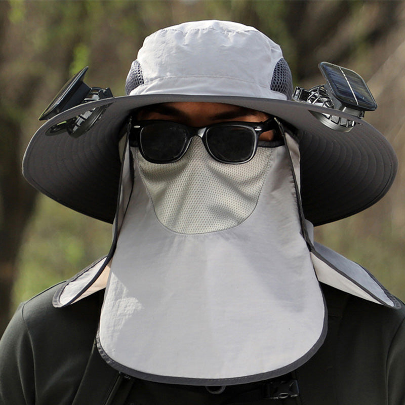 Ultralight Solar Fan Sun Hat