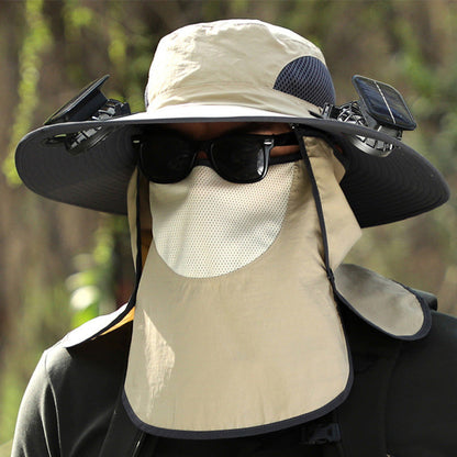 Ultralight Solar Fan Sun Hat
