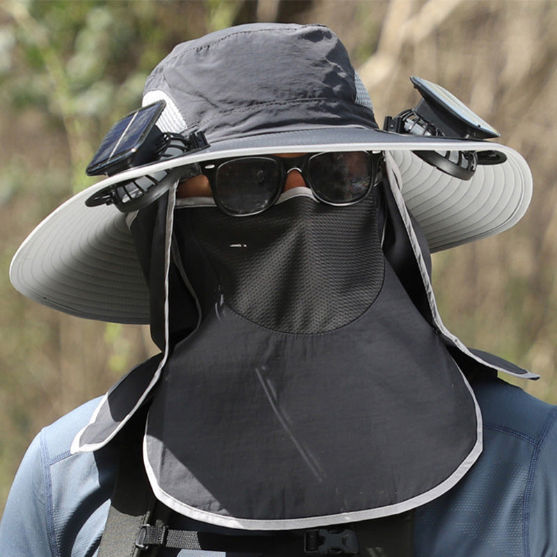 Ultralight Solar Fan Sun Hat